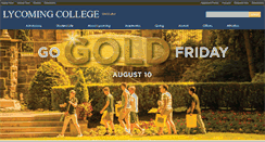 Desktop Screenshot of lycoming.edu